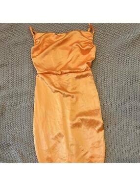 Wild Fable Women's Orange Dress